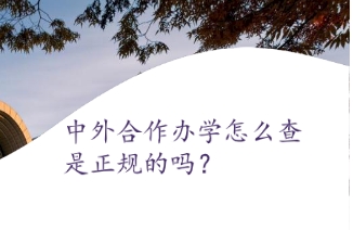 中外合作办学怎么查是正规的吗？.png