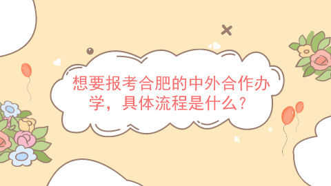 想要报考合肥的中外合作办学，具体流程是什么？.jpg