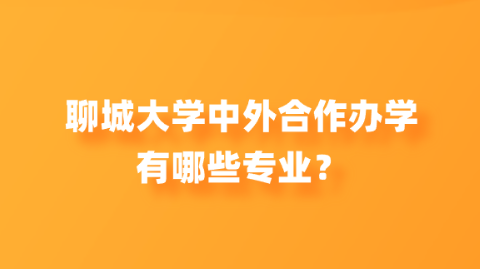 聊城大学中外合作办学有哪些专业？.png