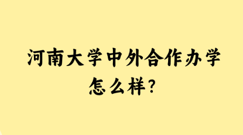 河南大学中外合作办学怎么样？.png
