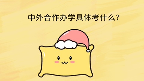 中外合作办学具体考什么？.jpg