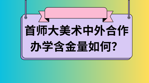 首师大美术中外合作办学含金量如何.png