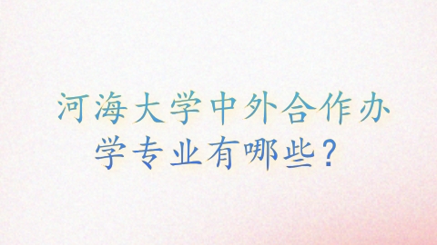 河海大学中外合作办学专业有哪些？.png